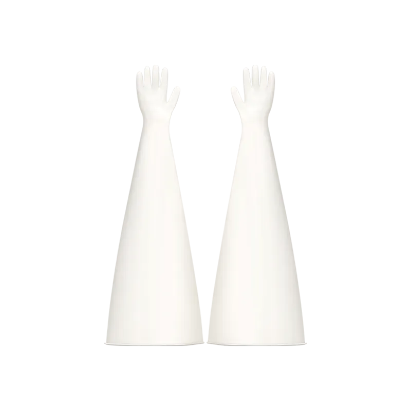 White EPDM Rubber Gloves